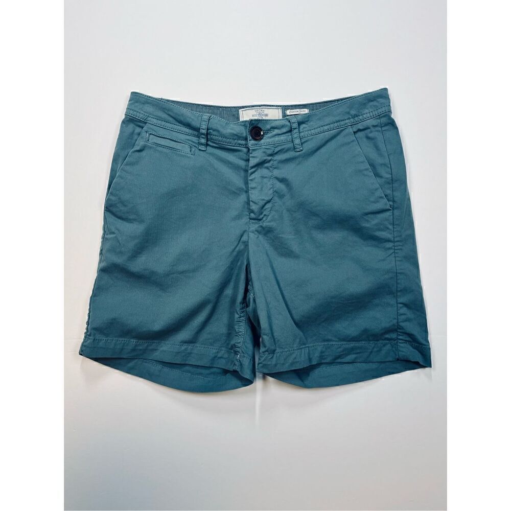 Fat Face Women’s Padstow Chino Shorts in Ocean Teal UK 8, US 4 EUC 5 Pocket